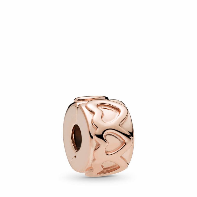 Pandora Rose™ Row of Hearts Clip Charm NZ Sale (210986-ECX)